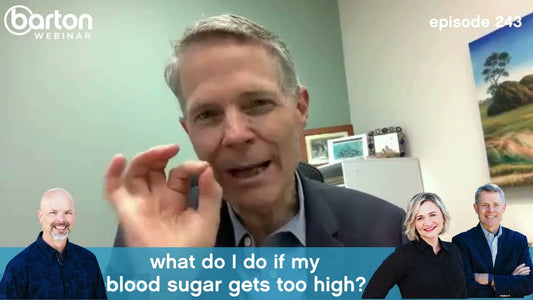 What should I do if my blood sugar gets too high?