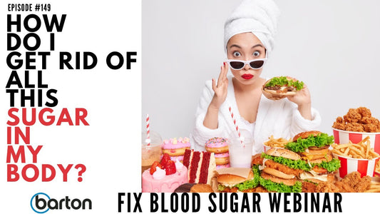 How do I get rid of all this sugar in my body?