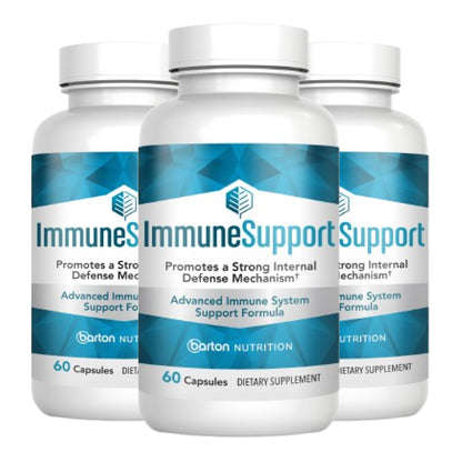 ImmuneSupport 3-bottle bundle by Barton Nutrition, 90-day supply of the advanced immune system support formula, best value multi-pack